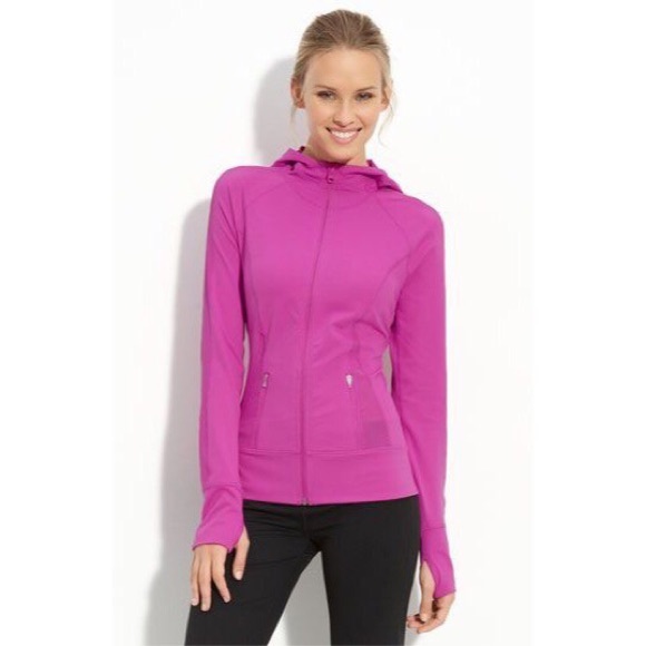 hot pink workout jacket